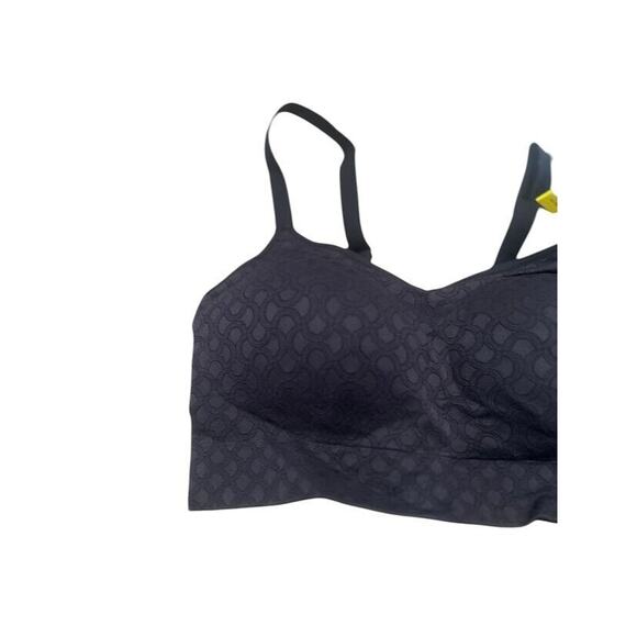 Playtex Secrets Seamless Comfort Bra Black Ultra Soft 4831 Size Medium Wireless - Picture 2 of 6